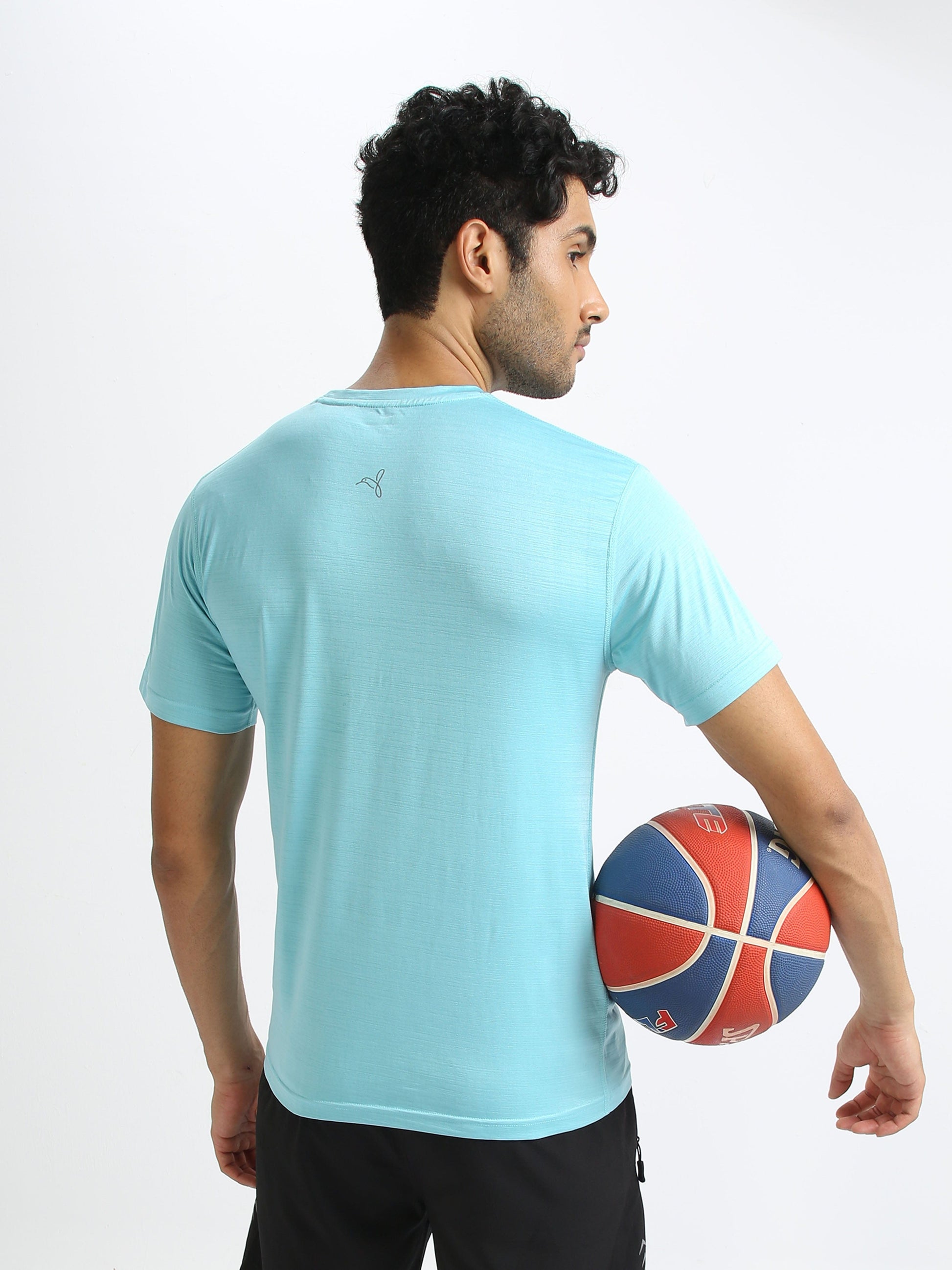 Coral Blue Sports Tee