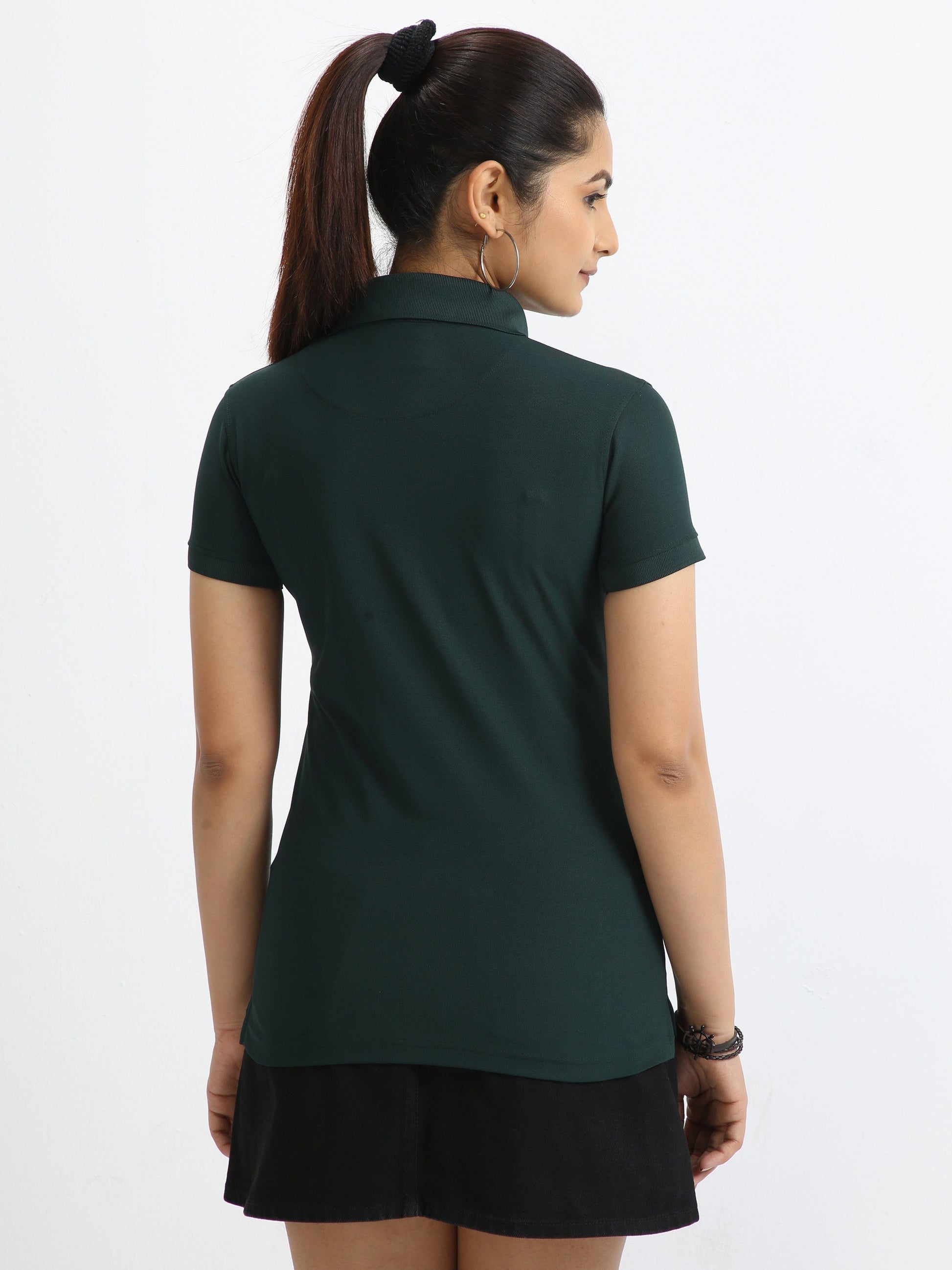 Pine Green Women's Polo T-shirt