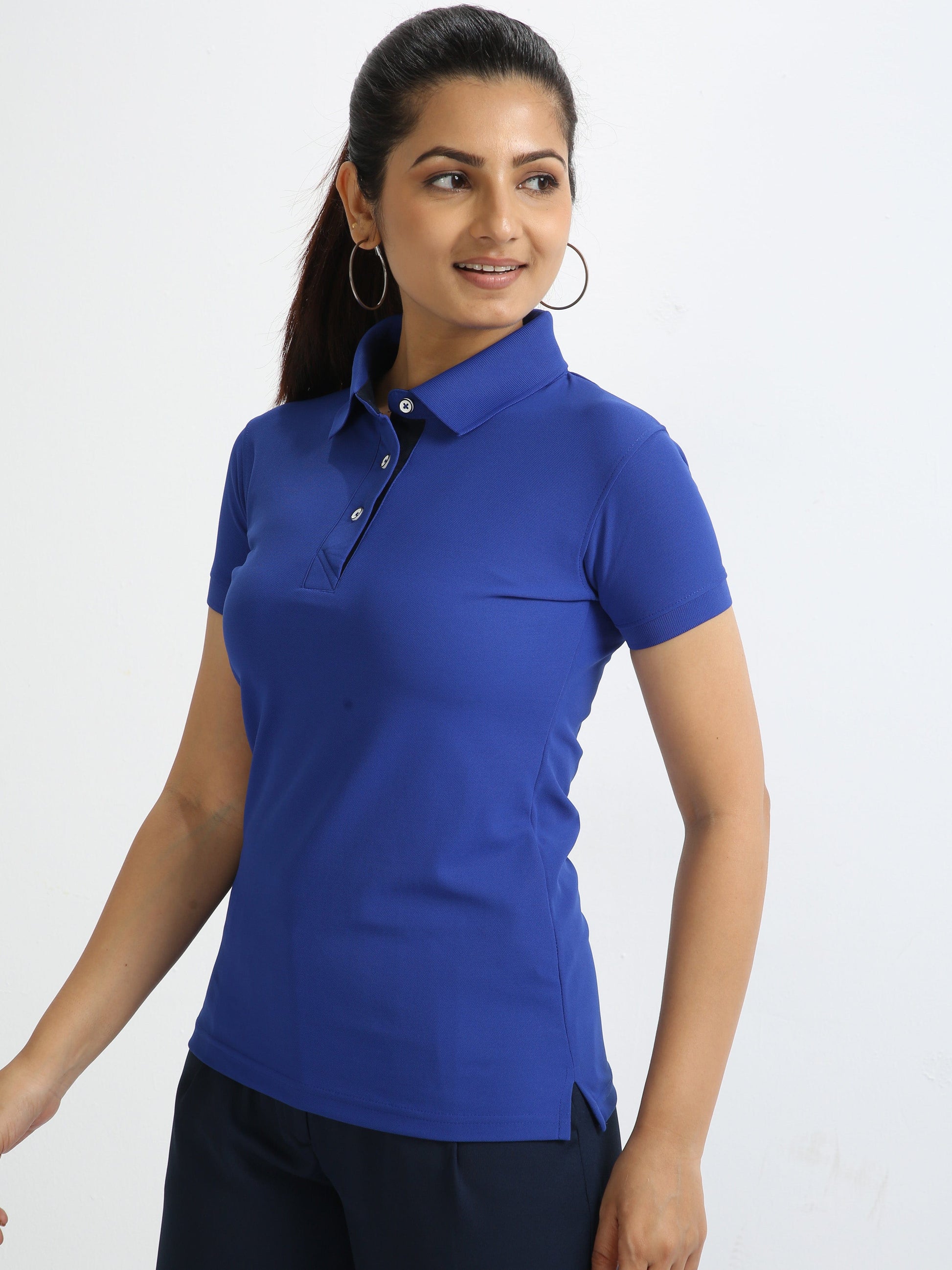 Imperial Blue Women's Polo T-shirt