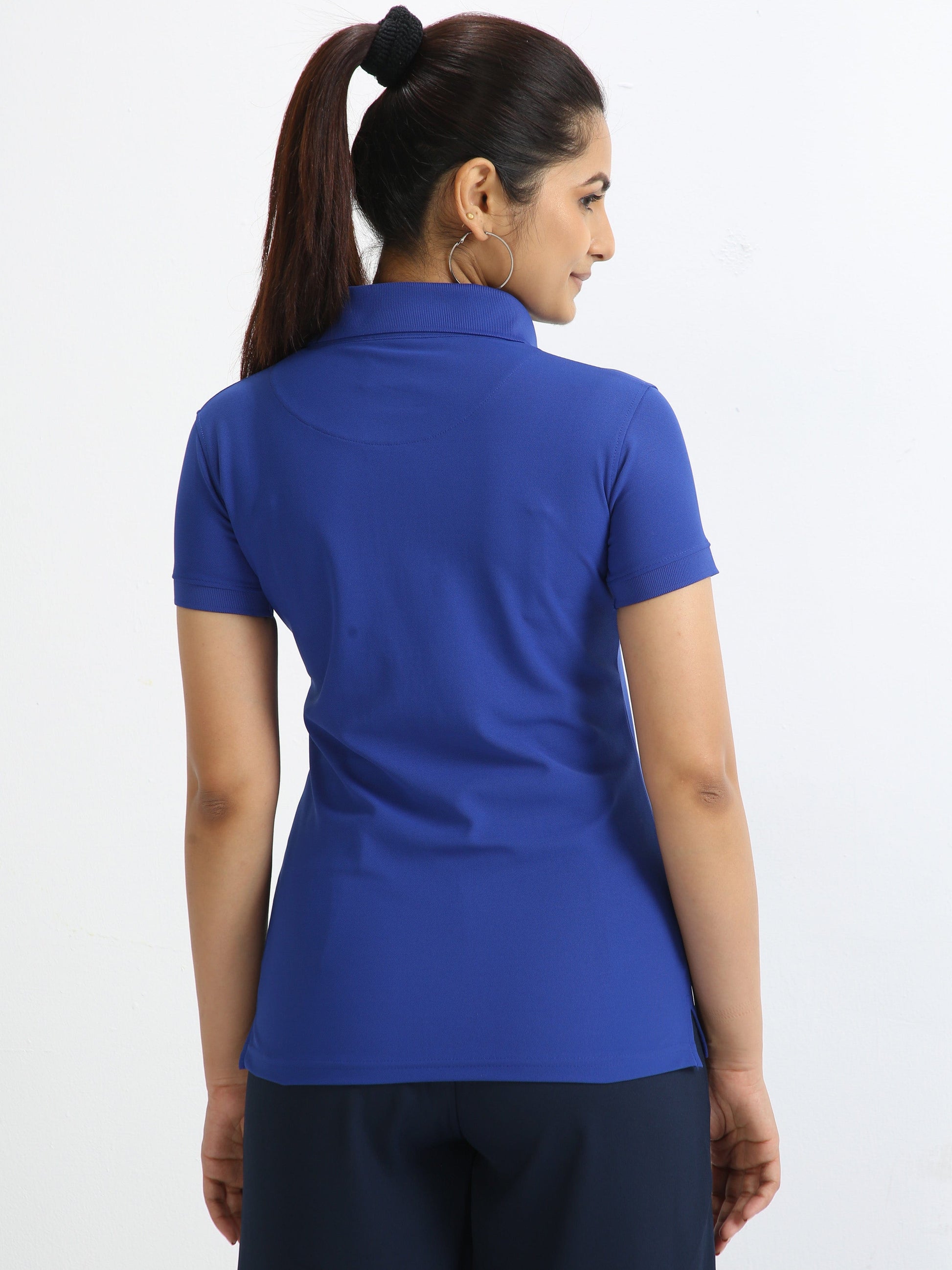 Imperial Blue Women's Polo T-shirt