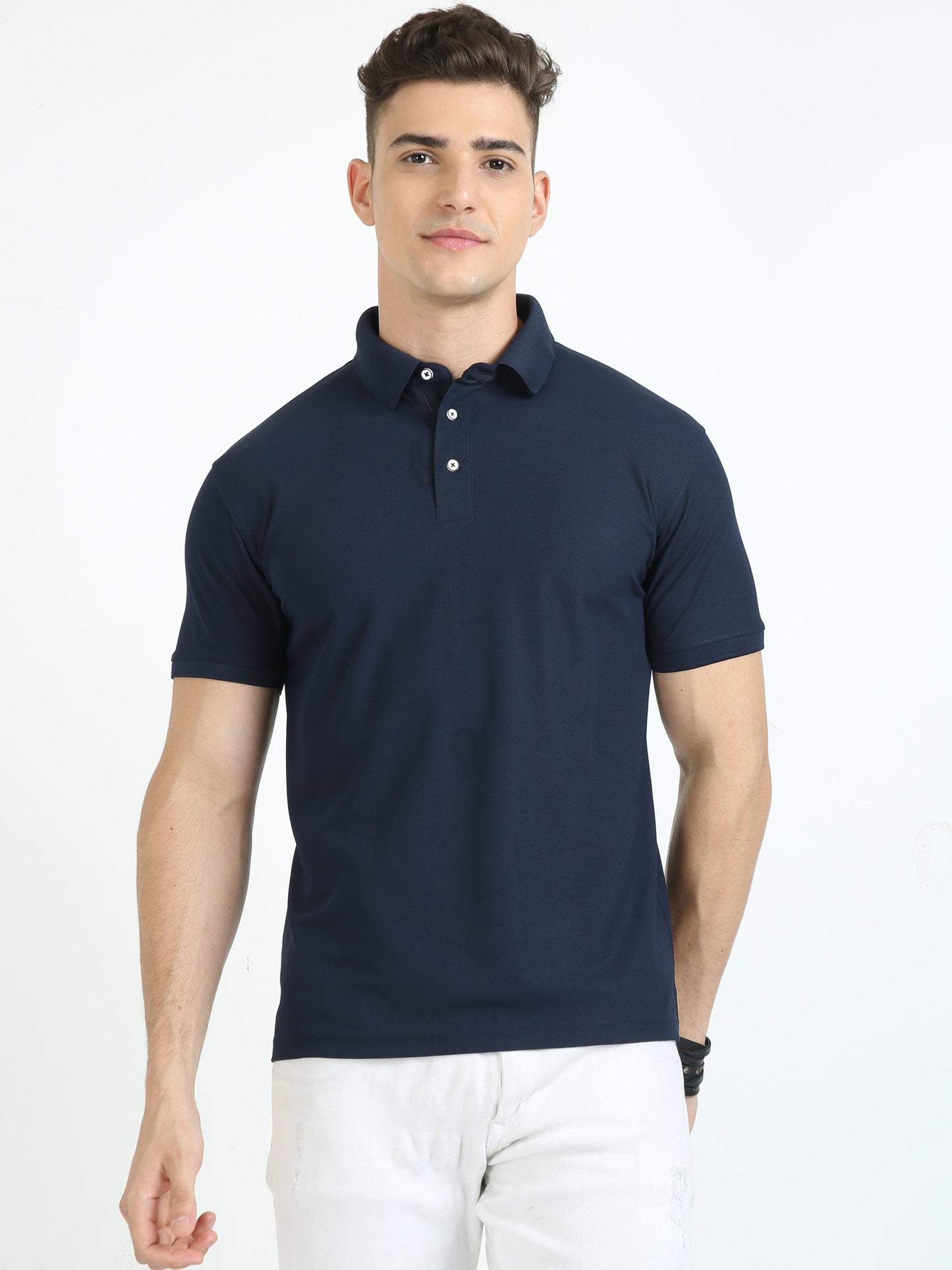True Navy Men's Polo T-shirt