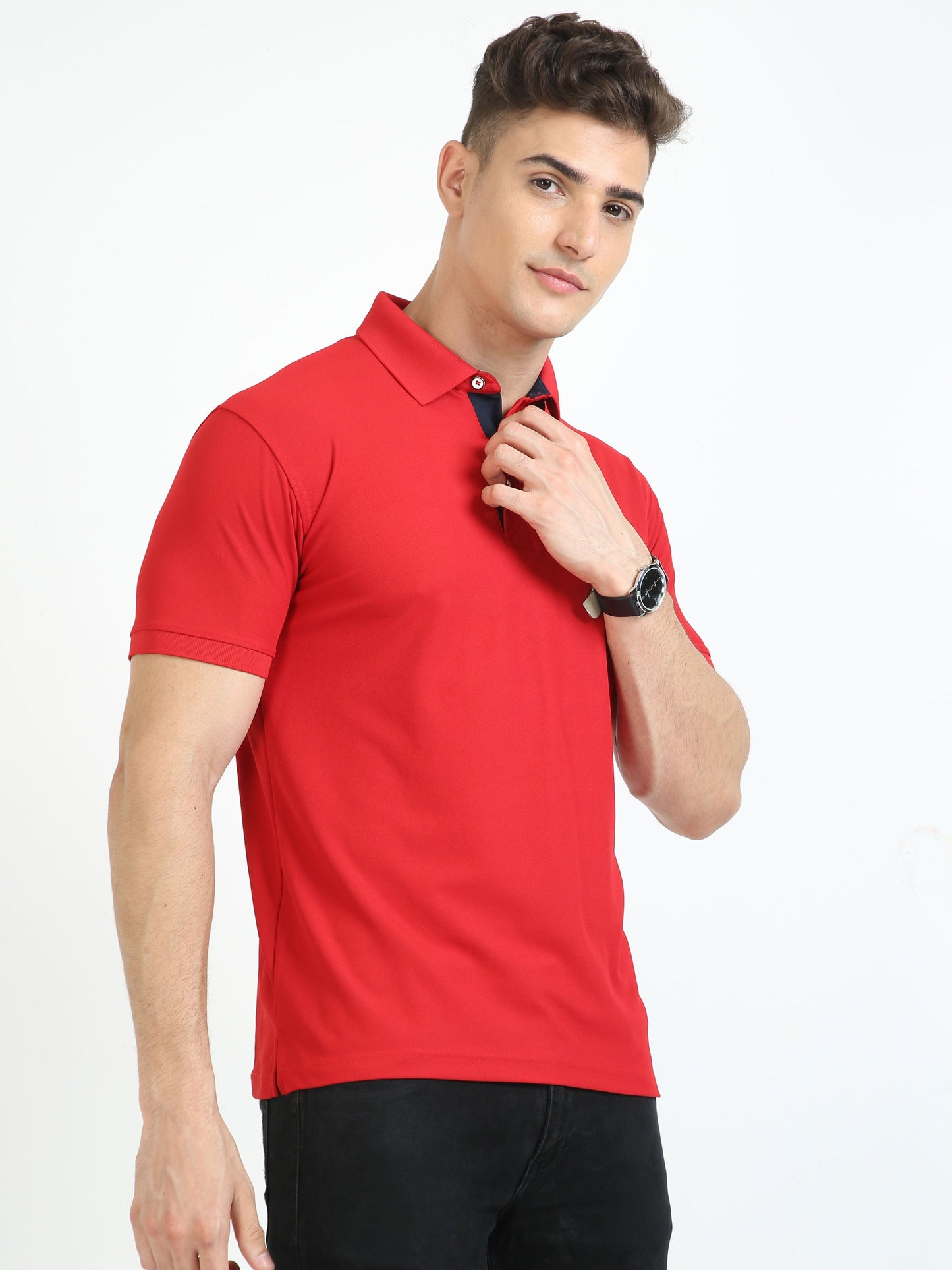 Arrow Red Men's Polo T-shirt