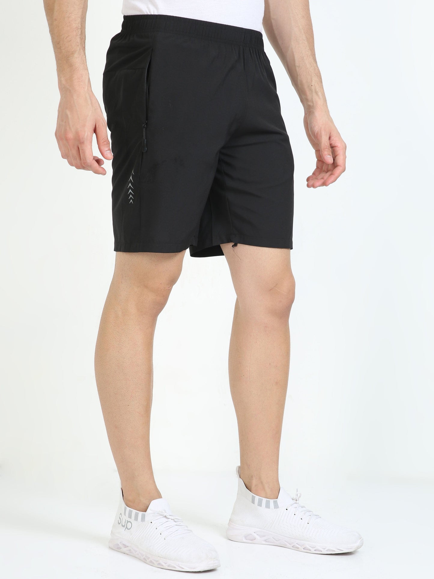 Carbon Black Sports Shorts