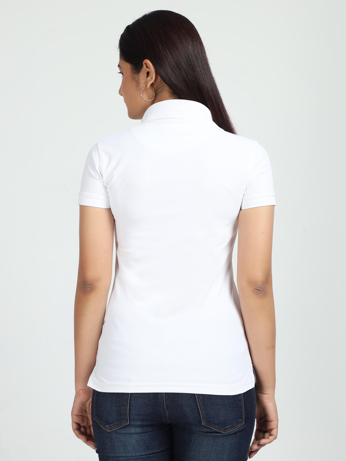 White Women's Polo T-shirt